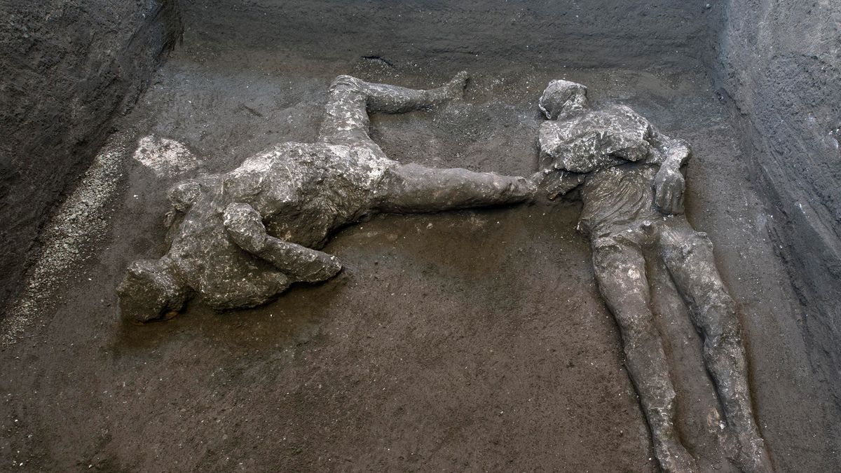 Vykopávky v Pompejích odhalily další dvě těla. Nejspíš otroka a jeho pána